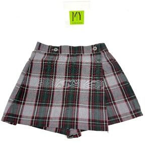 Royal Park Uniforms Plaid Skort Girls Size (Adjustable Waist)